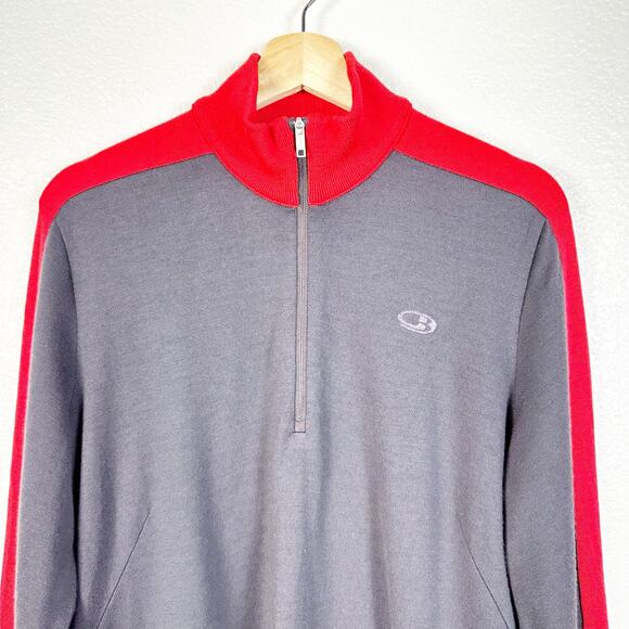 Icebreaker Women’s Sport 320 Merino Wool Quarter Zip Pullover Size X-Large - Picture 2 of 14